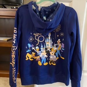 Disney 50th Anniversary Castle Hoodie - Limited Addition - Women’s Large - NWT